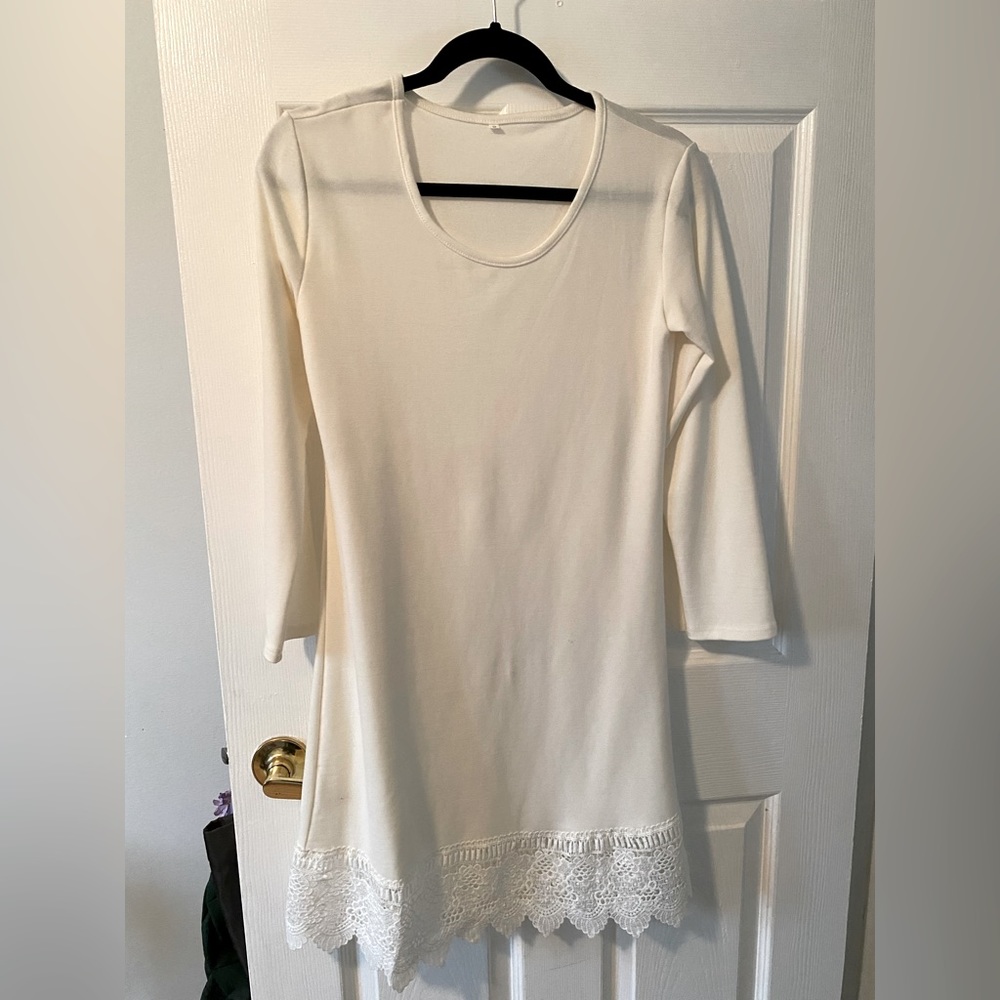 White Cotton Dress